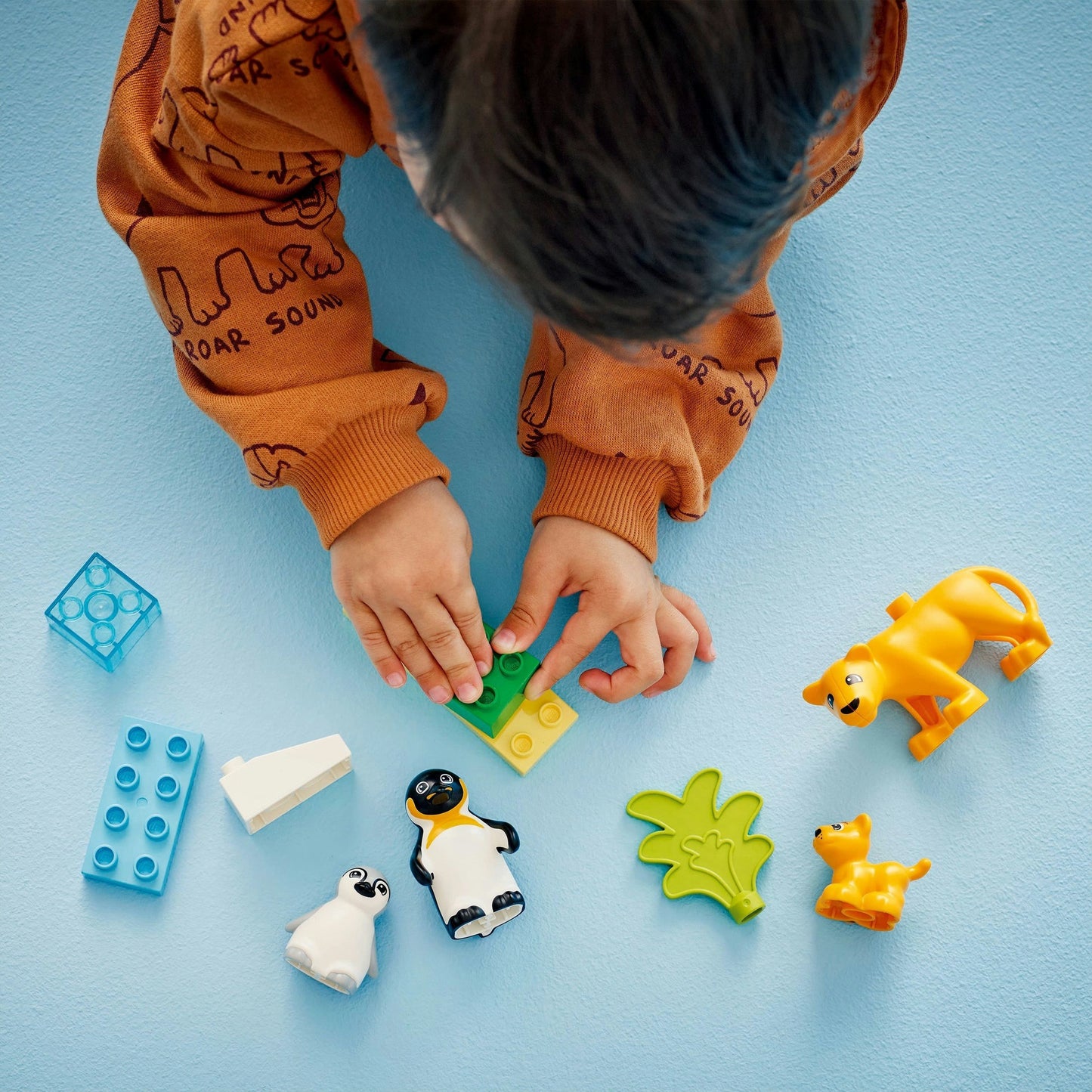 LEGO LEGO DUPLO CITTÀ 10442 Famiglie di animali selvatici: Penguins e Leeuwen