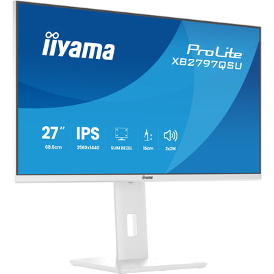 Monitor Iiyama prolite xb2797qsu-w1 27 (bianco (opaco), HDMI, porta display, USB, audio)
