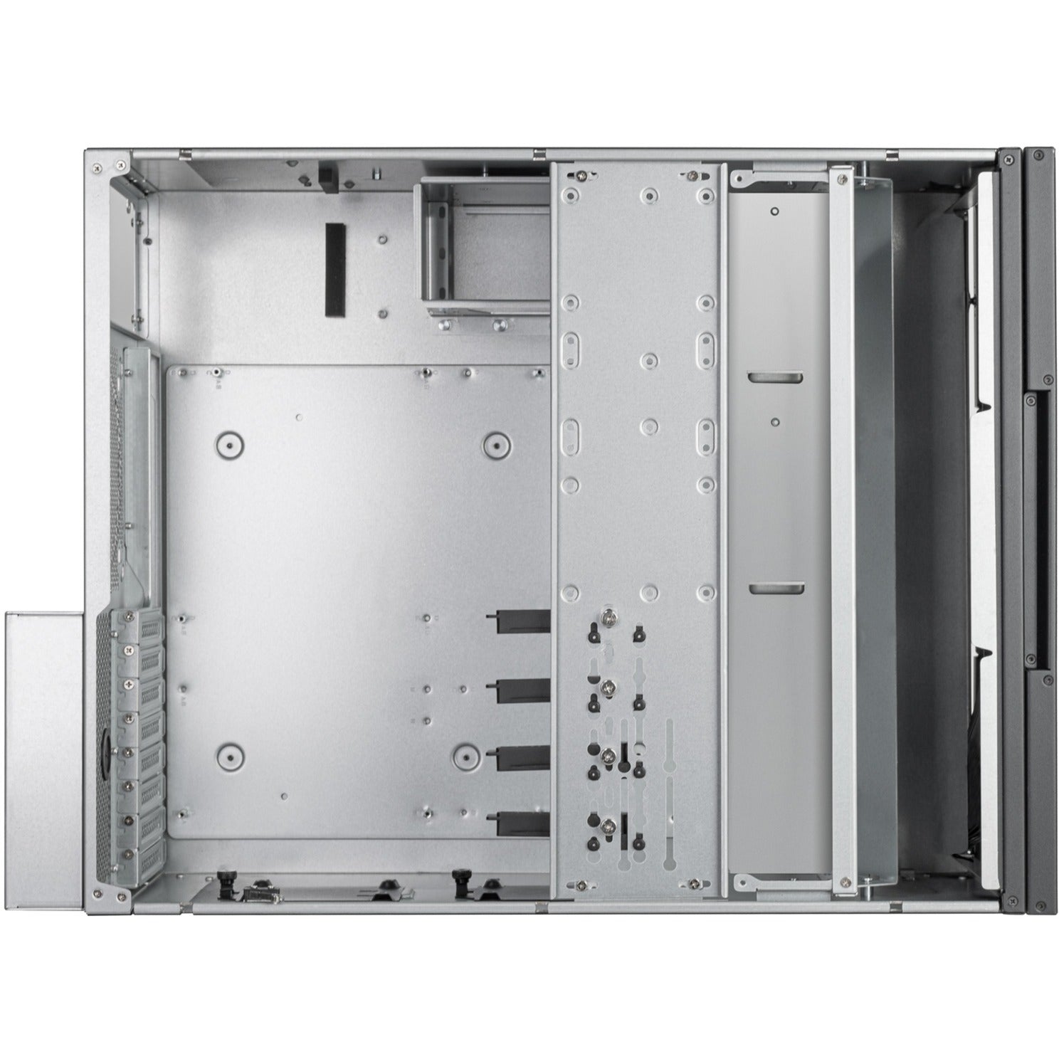 Silverstone rm52 server behuizing (zwart | 2x usb-a | 1x usb-c)