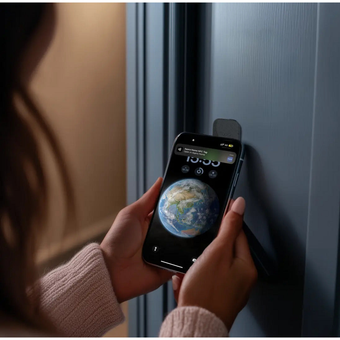 Aqara smart lock u200 lite kit serratura elettronica (nera, materia tramite filo, bluetooth 5.1, nfc)