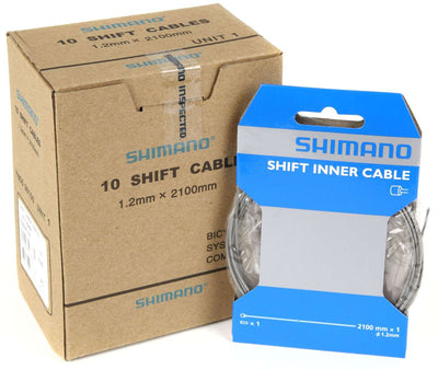 Aceleración Cable interno Shimano Ø1.2 x 2100 mm (10 piezas)