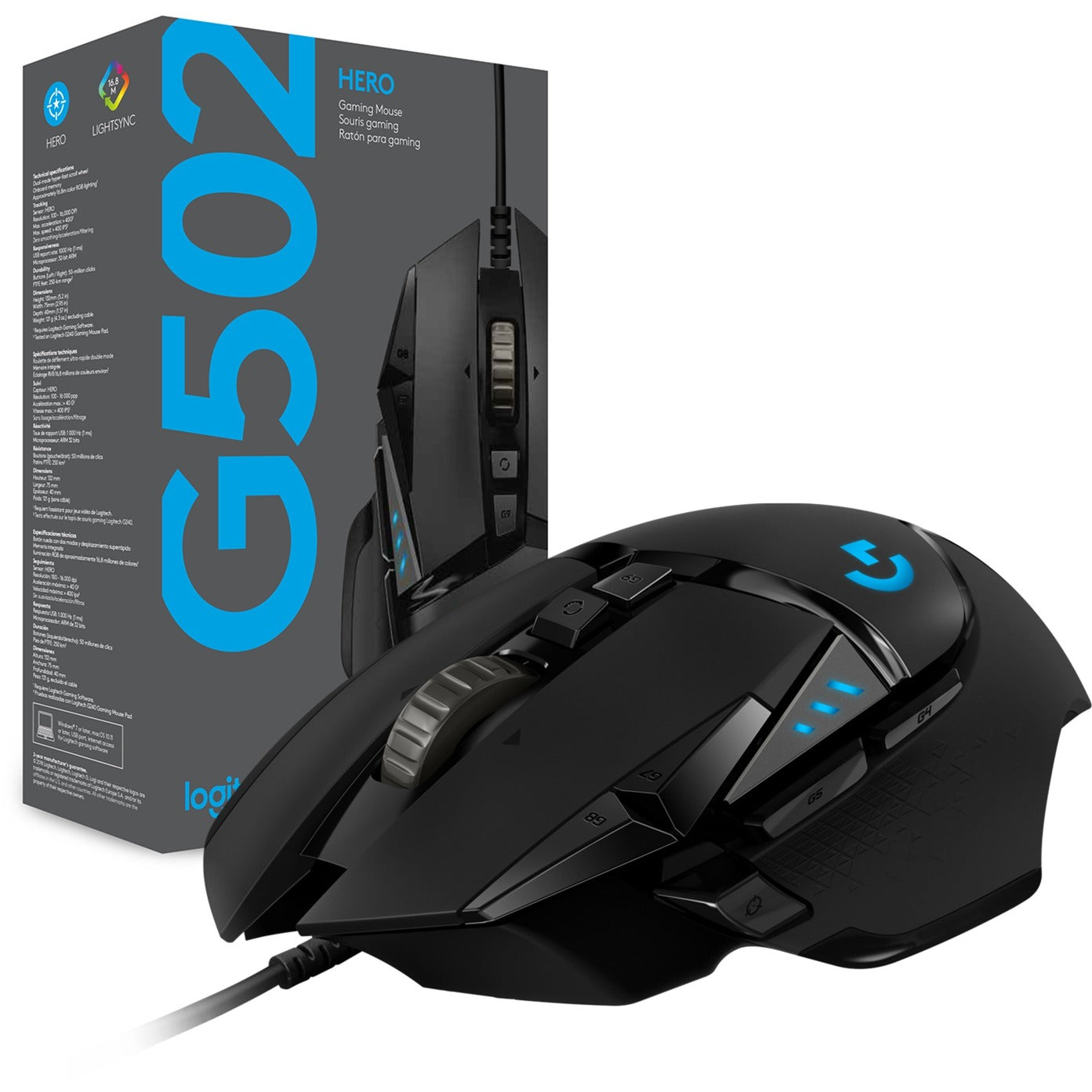 Logitech G502 Hero High Performance Gaming Mouse