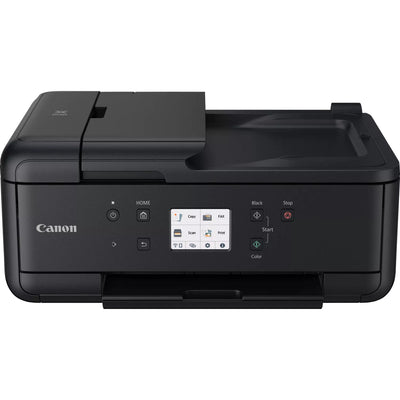 Canon Pixma TR7650 all-in-one inkjet printer with fax function (black, USB, Wi-Fi, copy, scan, fax)