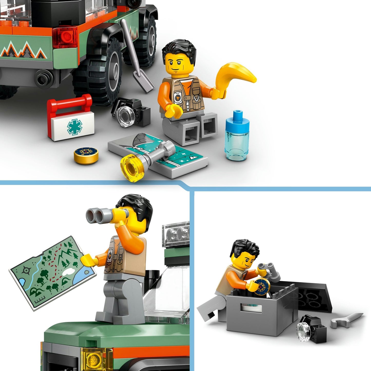 Lego Lego City 60447 4x4 SUV per le montagne
