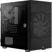 Aerocool atomic v2 mini tower behuizing (zwart | 2x usb-a | window) - afbeelding 2