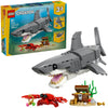 Lego woeste haai met schatkist constructiespeelgoed (31381)