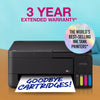 Epson ecotank et-2912 all-in-one inkjetprinter (zwart, scannen, kopiëren, wi-fi, inclusief tot 3 jaar inkt, c11cl62406)