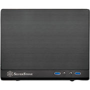 Silverstone sg13b-q mini tower behuizing (zwart | 2x usb-a) - afbeelding 2