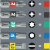 Wera bit-safe 61 bitorsion 1 bitset (61-delig)