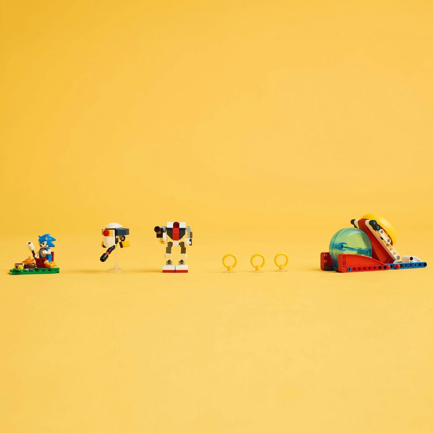 LEGO LEGO LA HEDHOG 77001 Sonics Kraching en el Fire Camp