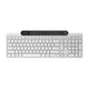Teclado Bluetooth de carga automática Lenovo 800 (blanco, diseño de EE. UU. (QWERTY), émbolo, 100 %, interruptor de émbolo, Bluetooth 5.1, USB-C)