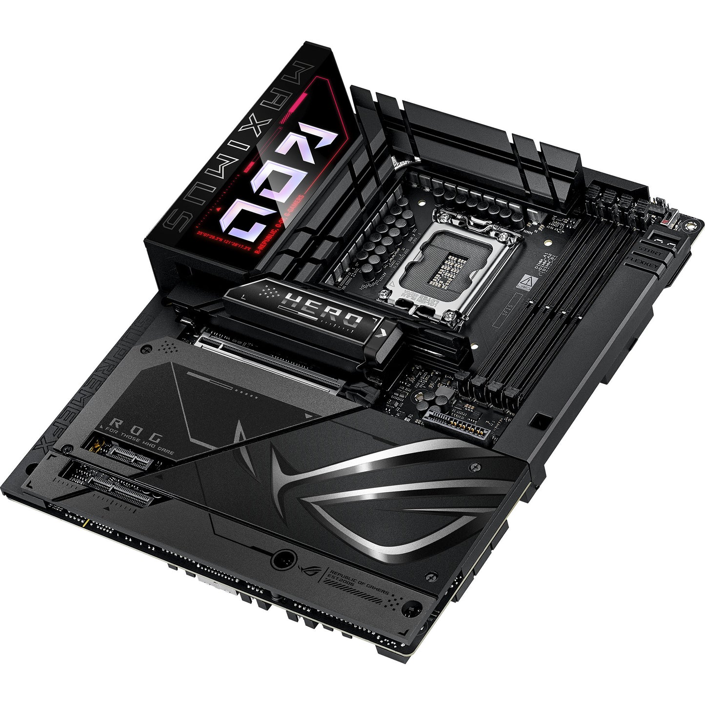 Placa base Asus Rrog Maximus Z890 Hero BTF Socket 1851 (negra, RAID, 5 GB-LAN, Wi-Fi 7, BT, Sonido, ATX)