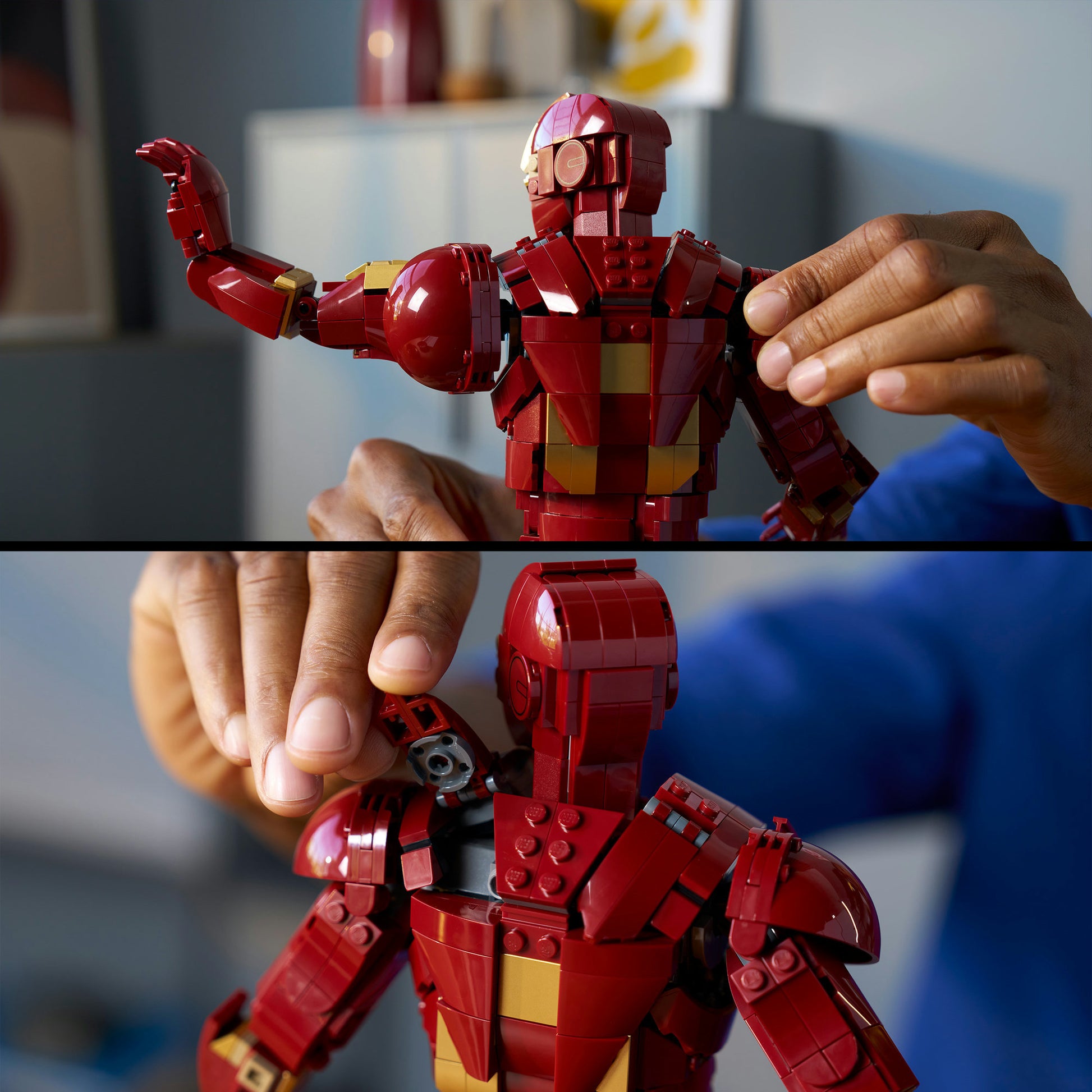 Lego superhéroes 76344 marvel iron man mark 3 edición coleccionista