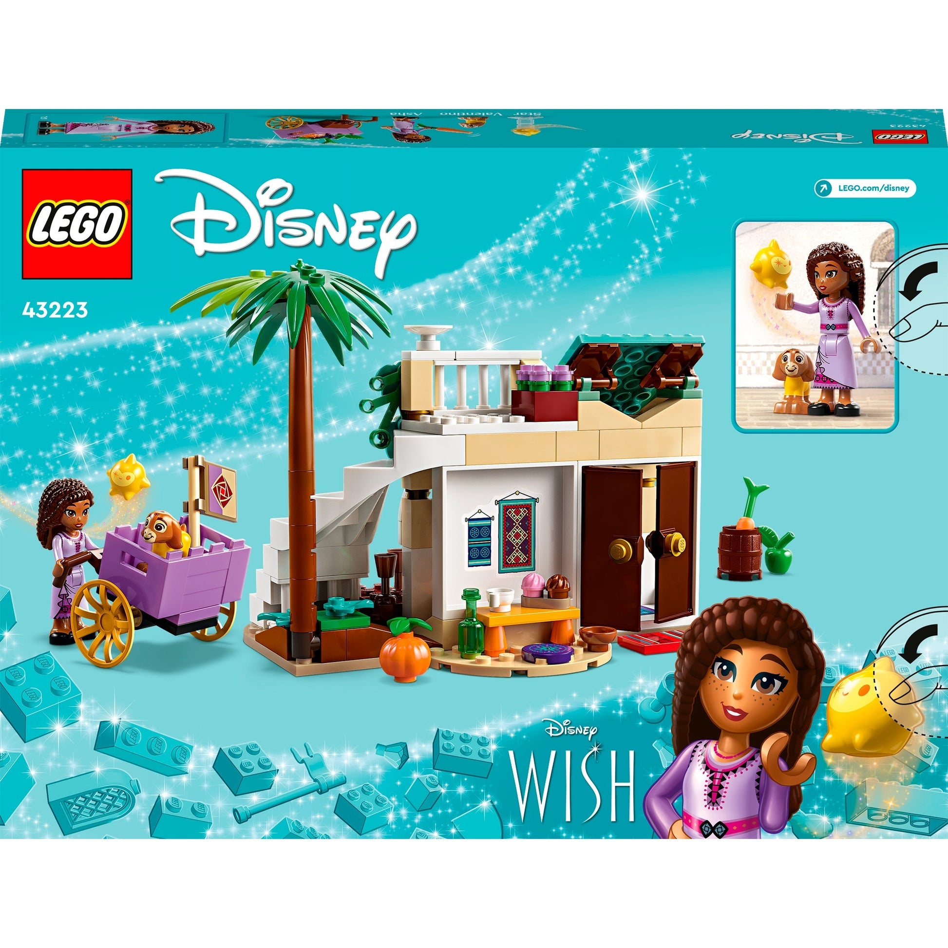 Lego Disney - Asha in the City Rosas giocattoli da costruzione (43223)