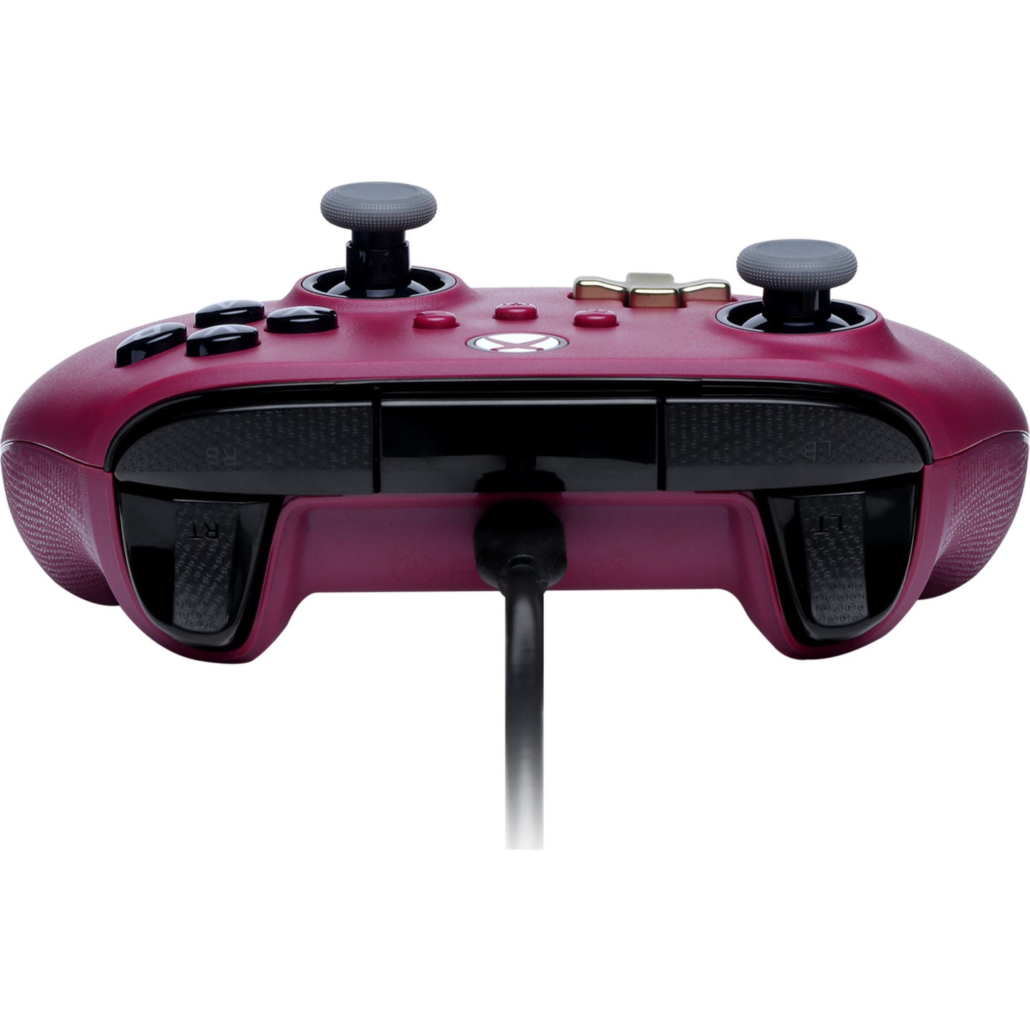 Controller cablato Powera Advantage Plus per Xbox Series X|s - Ruby (Rosso scuro, Xbox Series X|s, Xbox One, PC)