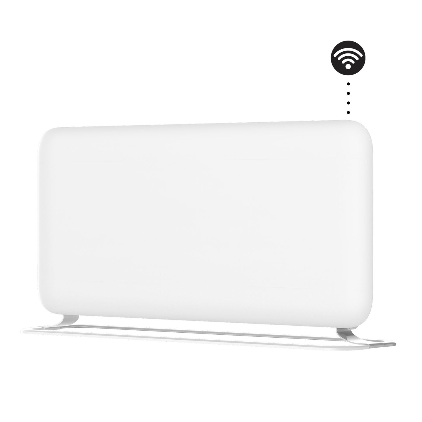 Panel calefactor wifi mill steel pa1500wifi4a con base, convector de 1500 vatios (blanco, wifi 2,4 ghz (wifi 6), bluetooth 5.2, zigbee 3.0 + app)