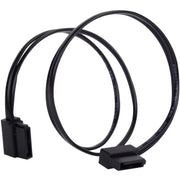 Silverstone sata iii kabel 30cm (zwart, 6gb s, low profile connector, cp11b-300) - afbeelding 1