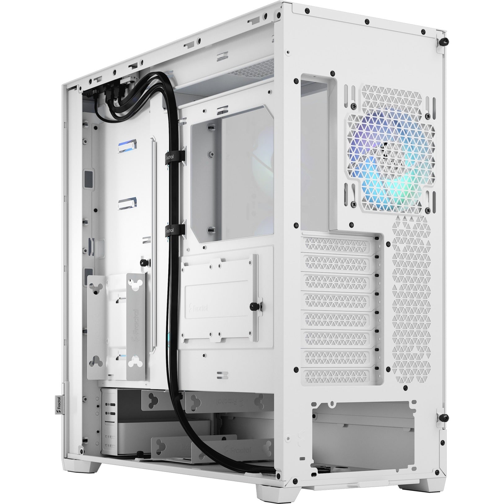 Diseño fractal Pop XL Air RGB White TG Clear Tint