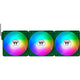 Thermaltake ct120 ex argb sync ventola di raffreddamento per PC racing green (pacchetto da 3 ventole) ventole per case (verde, 3 pezzi, 120 x 120 x 25 mm, pwm)
