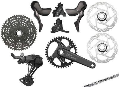 Shimano cues u6030 1x11-speed gravel group disc 160 160mm
