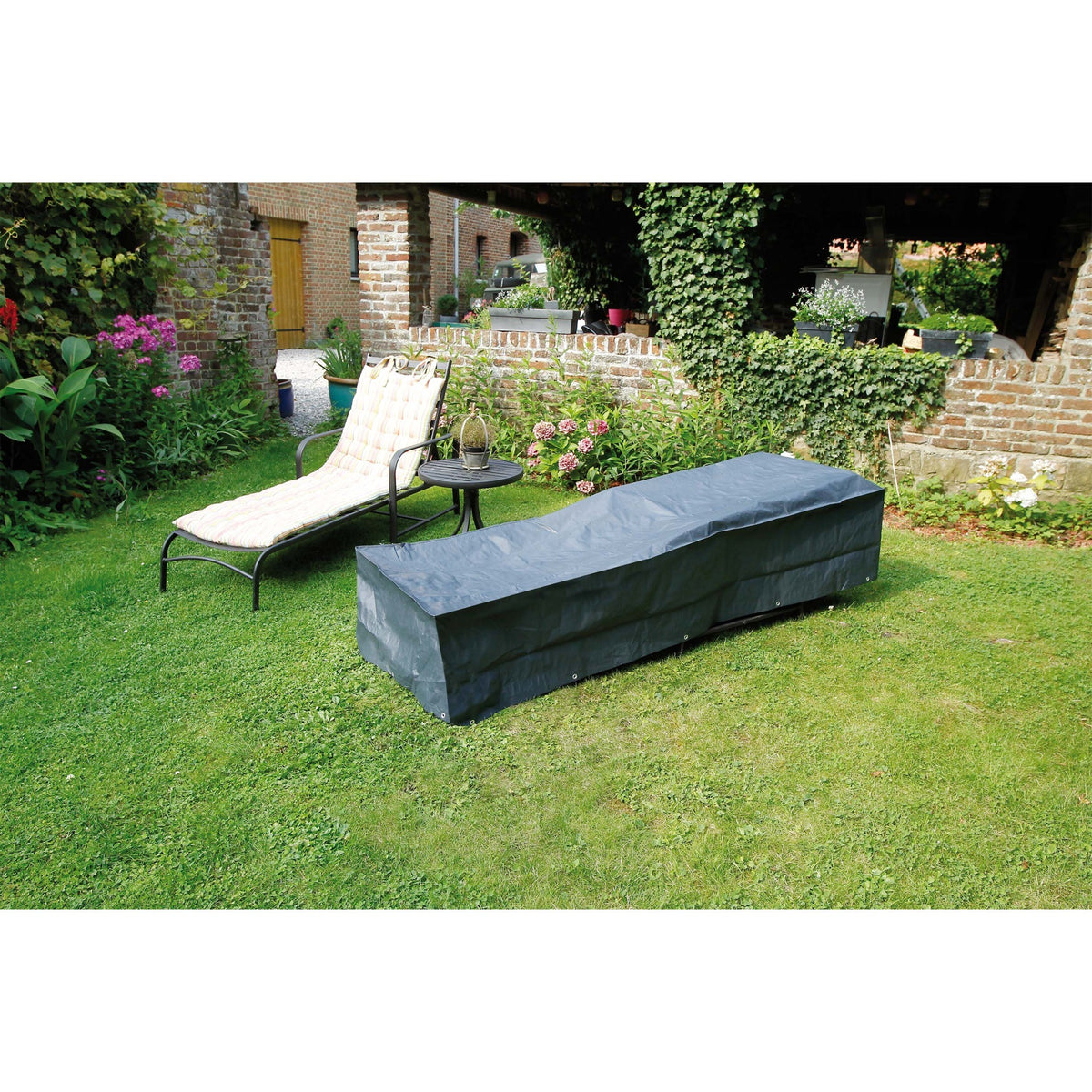 Copertura per mobili da giardino naturale per lettino