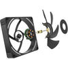 Nzxt f120x rgb ventilador de caja (negro, 120 x 120 x 30 mm, pwm)