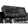 Silenzio! tastiera da gioco meccanica tattile rgb silenziosa con montaggio scuro (nera, layout us (qwerty), tattile silenziosa, 100%, argb, copritasti pbt double-shot, dock multimediale)
