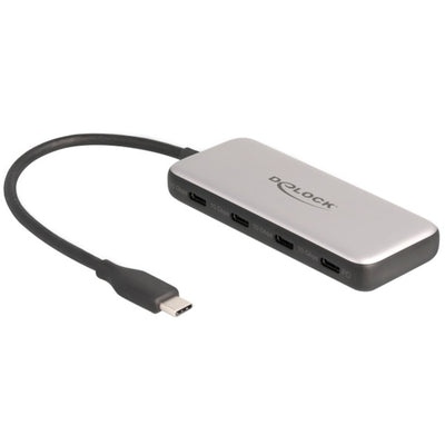 Delock USB 10 GBPS USB Type-C Hub + 4 x USB Type-C Femenino