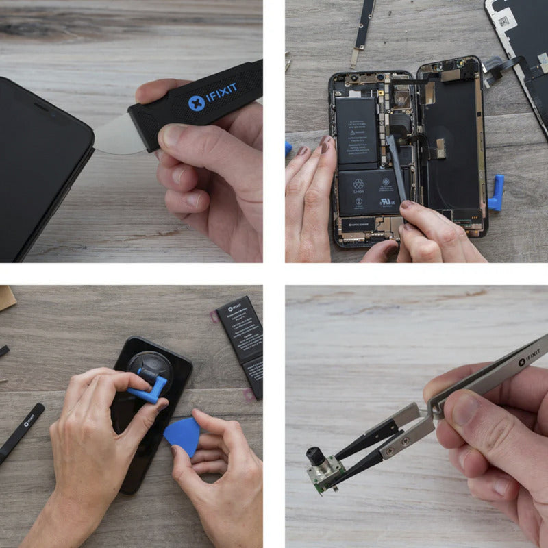 Ifixit pro tech toolkit gereedschapsset (zwart blauw)