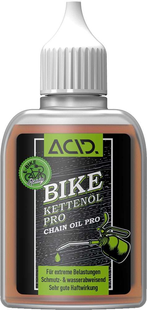 Olio acido per catene da bici pro