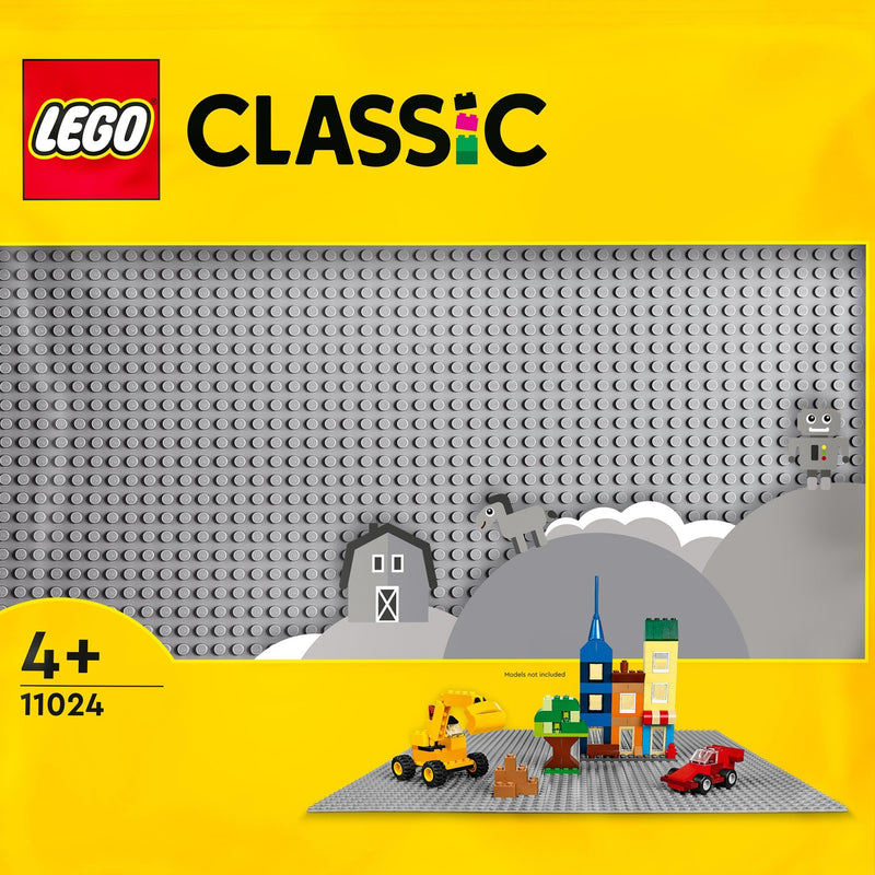 Piatto di edificio grigio Lego 11024
