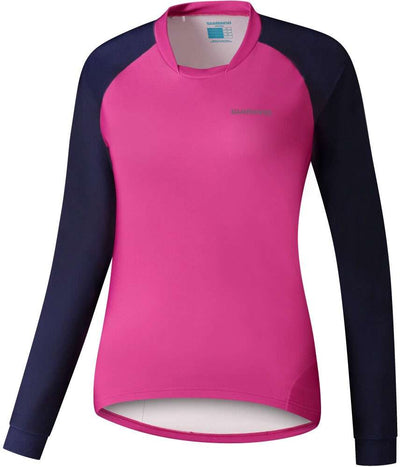 Shimano saiko warm - maillot mtb manga larga mujer