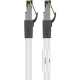 Goobay cat.8.1 netwerkkabel (wit, 0,5 meter, s ftp (pimf), rj-45) - afbeelding 2