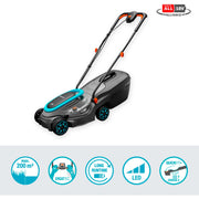 Gardena powermax 32 18v p4a read grasmaaier accu incl. oplader 18 v snijbreedte max. 320 mm - afbeelding 3