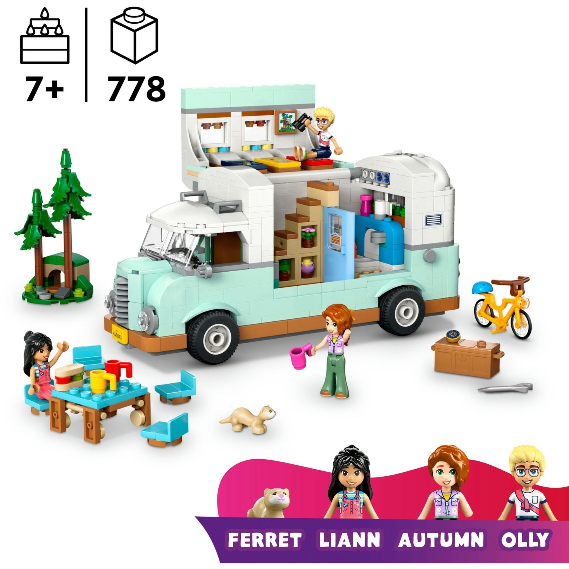 LEGO LEGO Friends 42663 Camper adventure with friends
