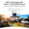 Cámara de seguridad wifi con reflector trackflex reolink f850w (blanco, 4k, wifi)