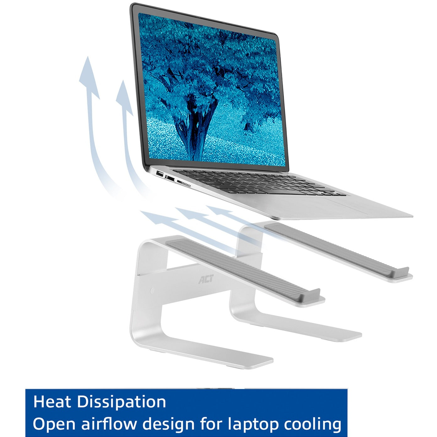 ACT Connectivity laptop la computadora portátil aluminio estándar