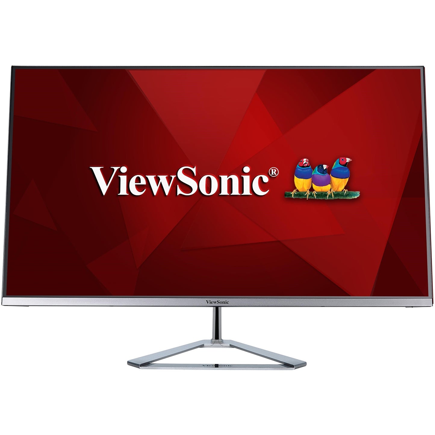 Viewsonic vx3276-mhd-3 31.5 monitor (zwart (mat) zilver, 1x hdmi, 1x displayport, vga, audio)