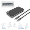 Act connectivity usb-c 4k mst dockingstation (zwart grijs)