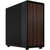 Fractal design north xl midi tower behuizing (zwart houtkleur | 2x usb-a | 1x usb-c) - afbeelding 1