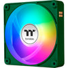 Thermaltake ct120 ex argb sync ventola di raffreddamento per PC racing green (pacchetto da 3 ventole) ventole per case (verde, 3 pezzi, 120 x 120 x 25 mm, pwm)