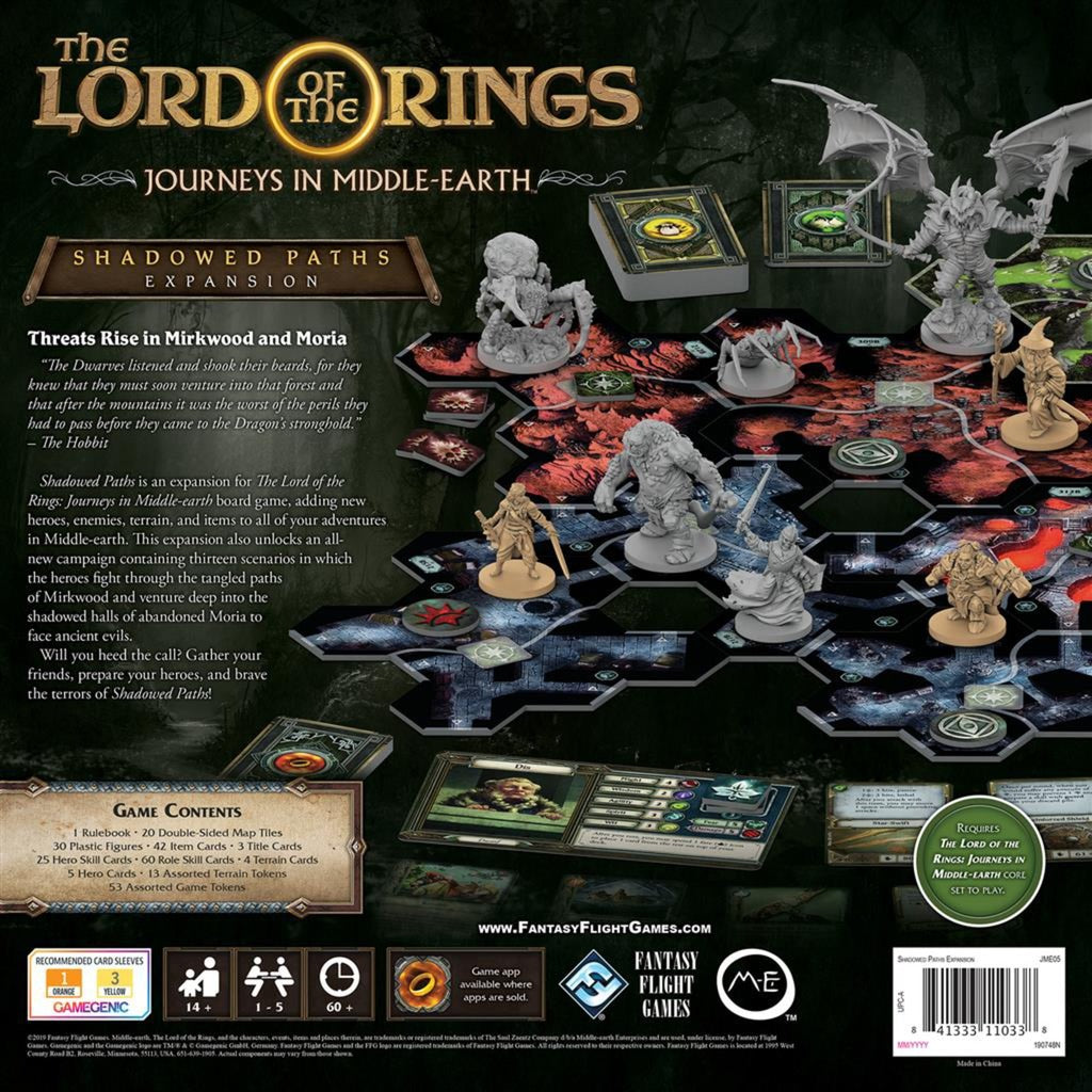 Asmodee El Señor de los Anillos: Viajes en la Tierra Media -