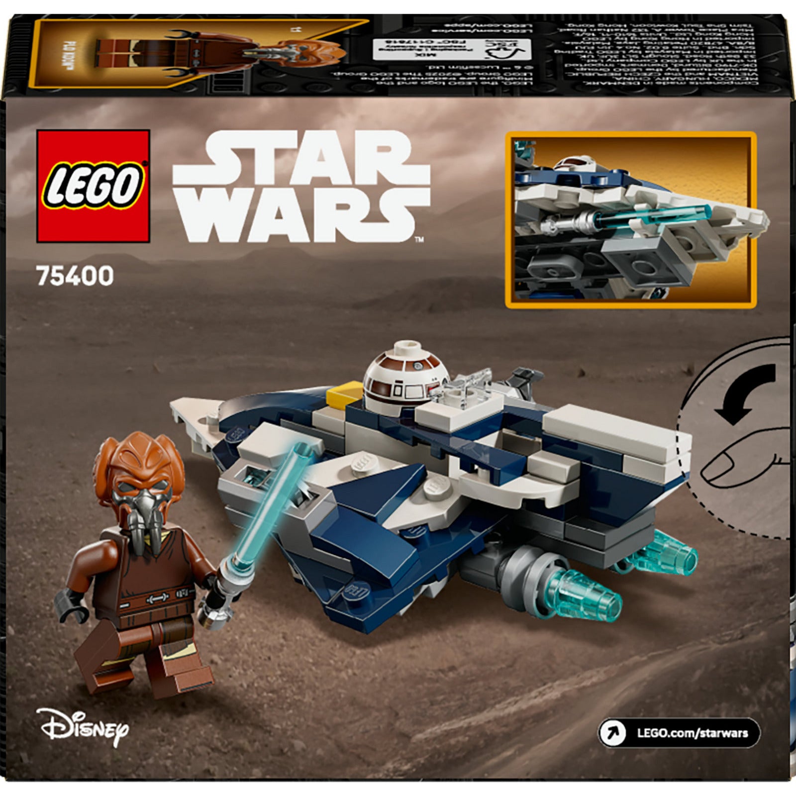 Lego 75400 Star Wars Plo Koons Jedi Starfighter Microfighter