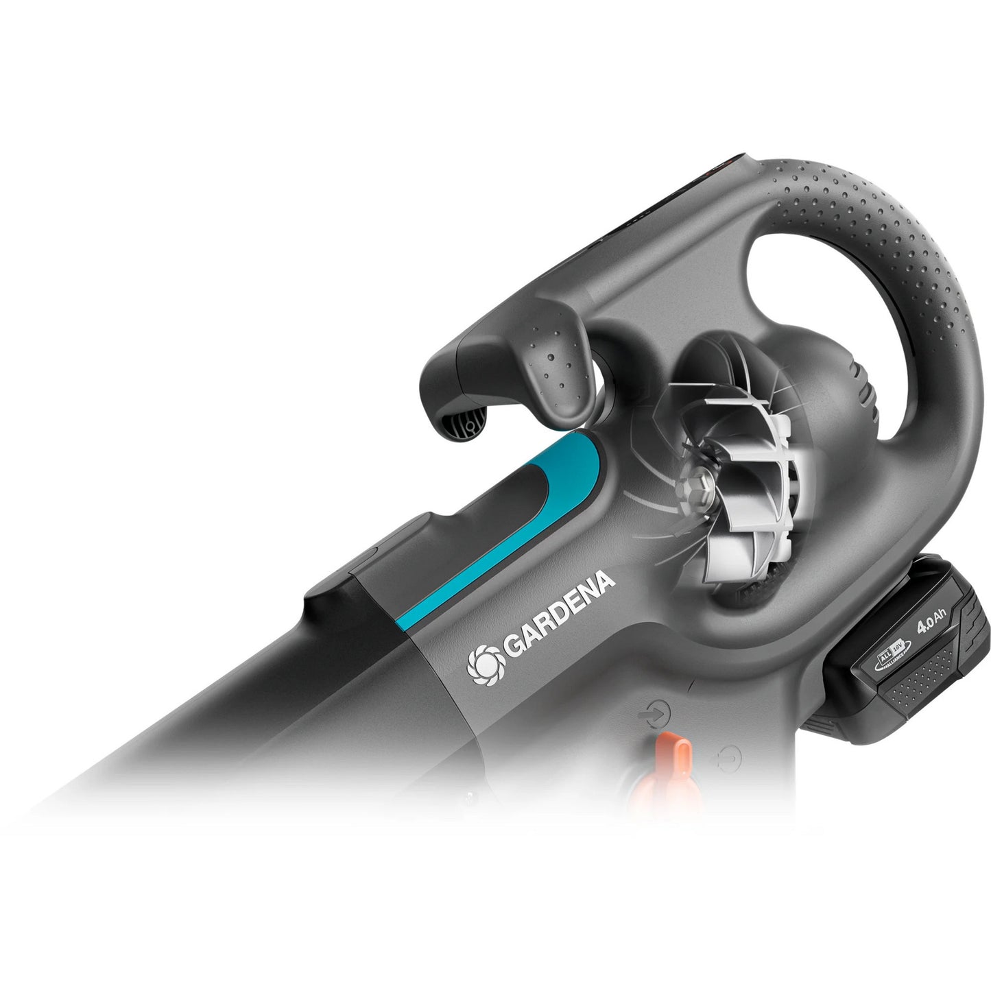 Gardena soffiatore per foglie a batteria powerjet 18v p4a set