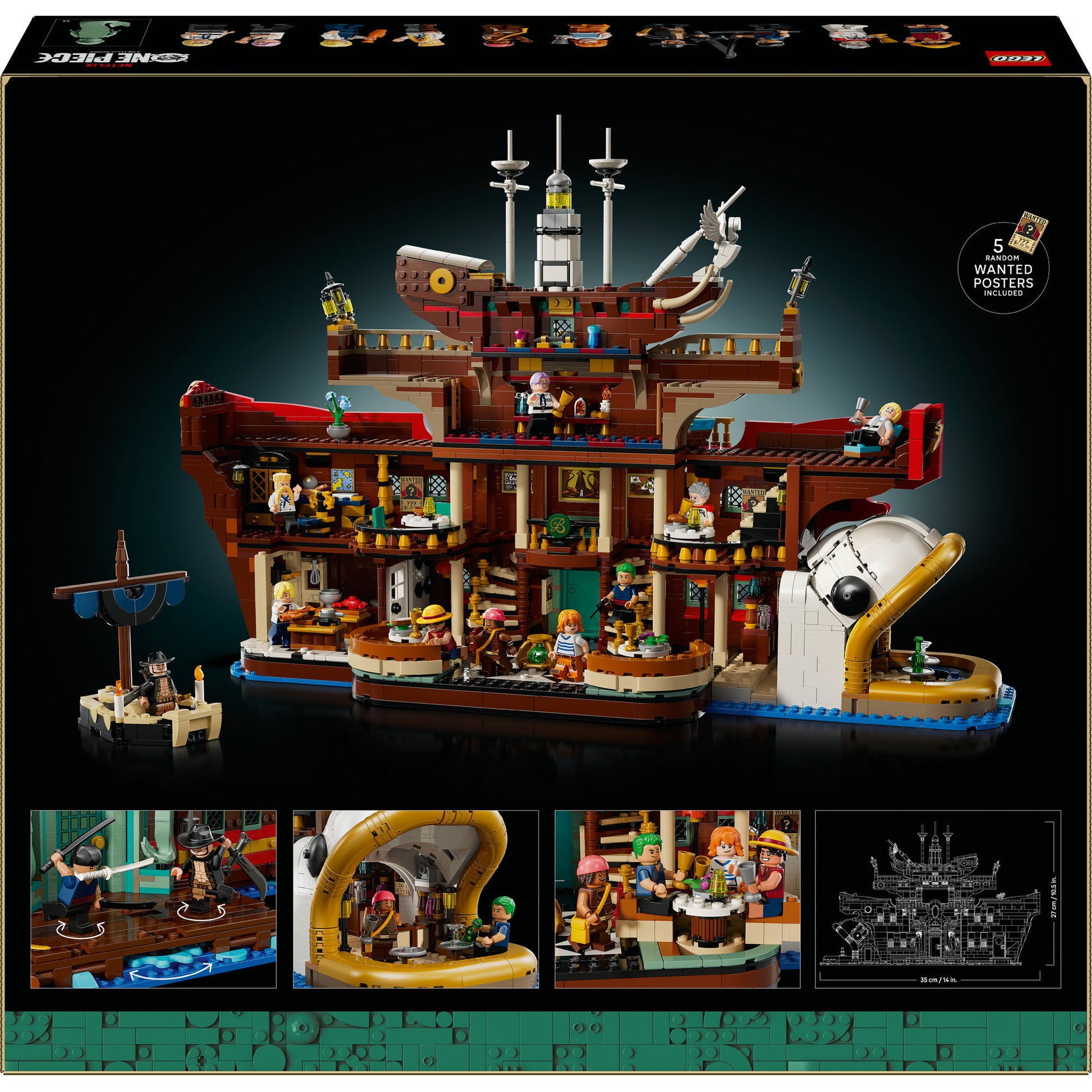 LEGO 75640 ONE PIEZA El restaurante flotante Bara