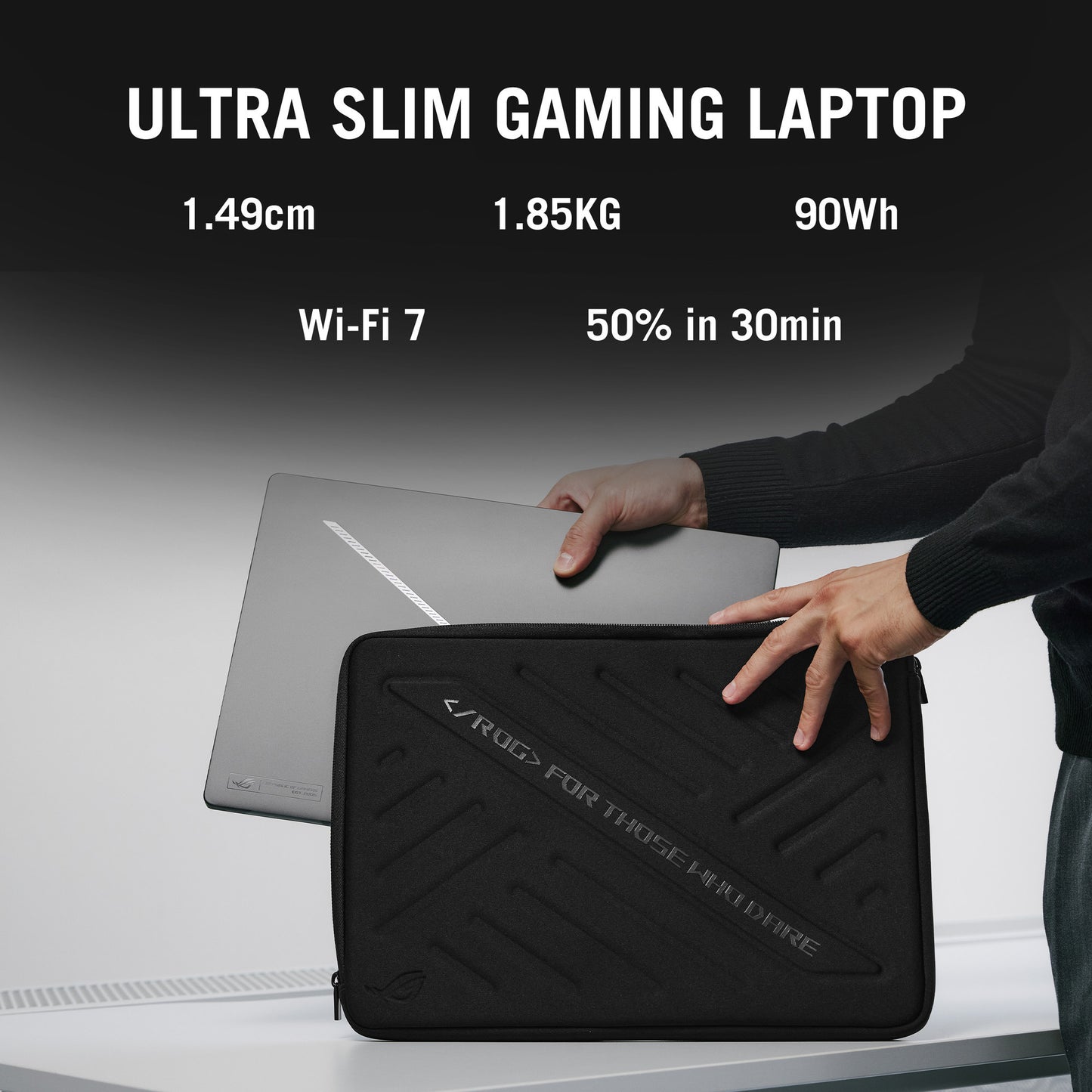 Laptop da gioco Asus rog zephyrus g16 gu605cm-qr026w (ultra 9 285h | rtx 5060 | 16 GB | SSD da 1 TB)