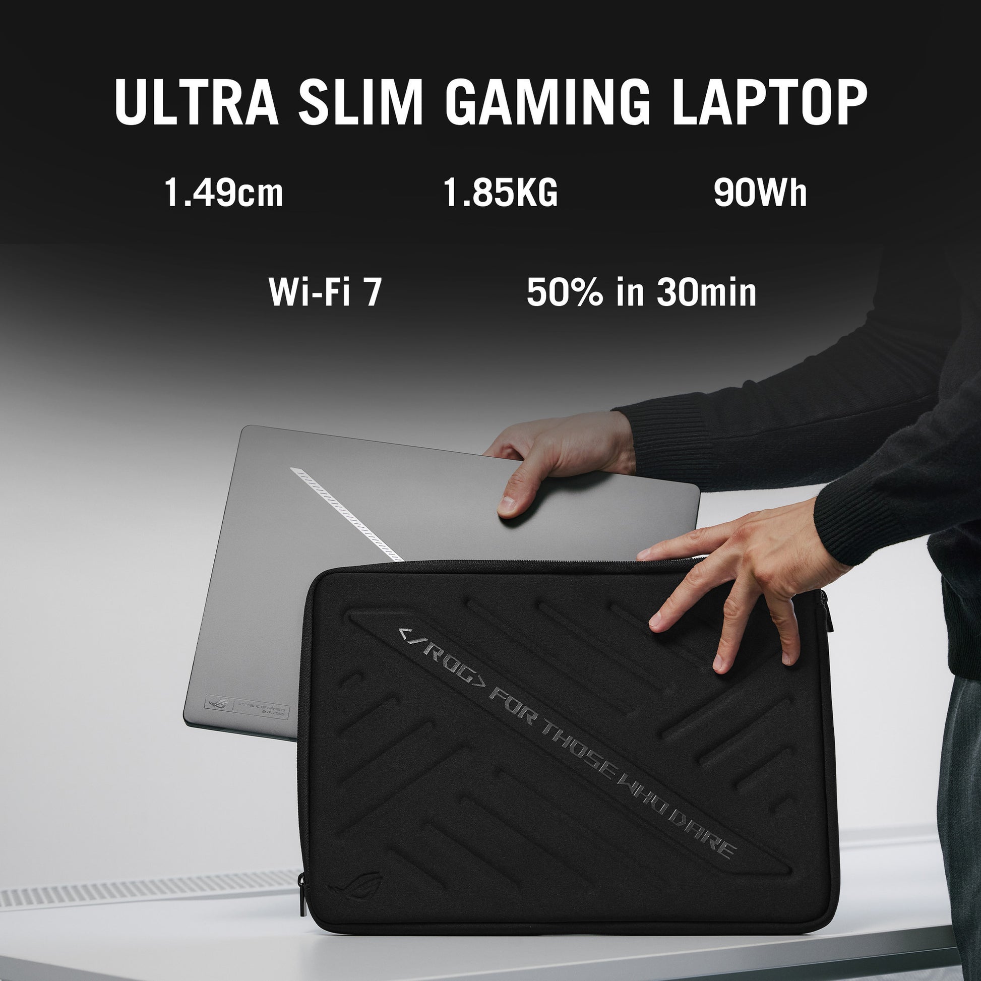 Laptop da gioco Asus rog zephyrus g16 gu605cm-qr026w (ultra 9 285h | rtx 5060 | 16 GB | SSD da 1 TB)