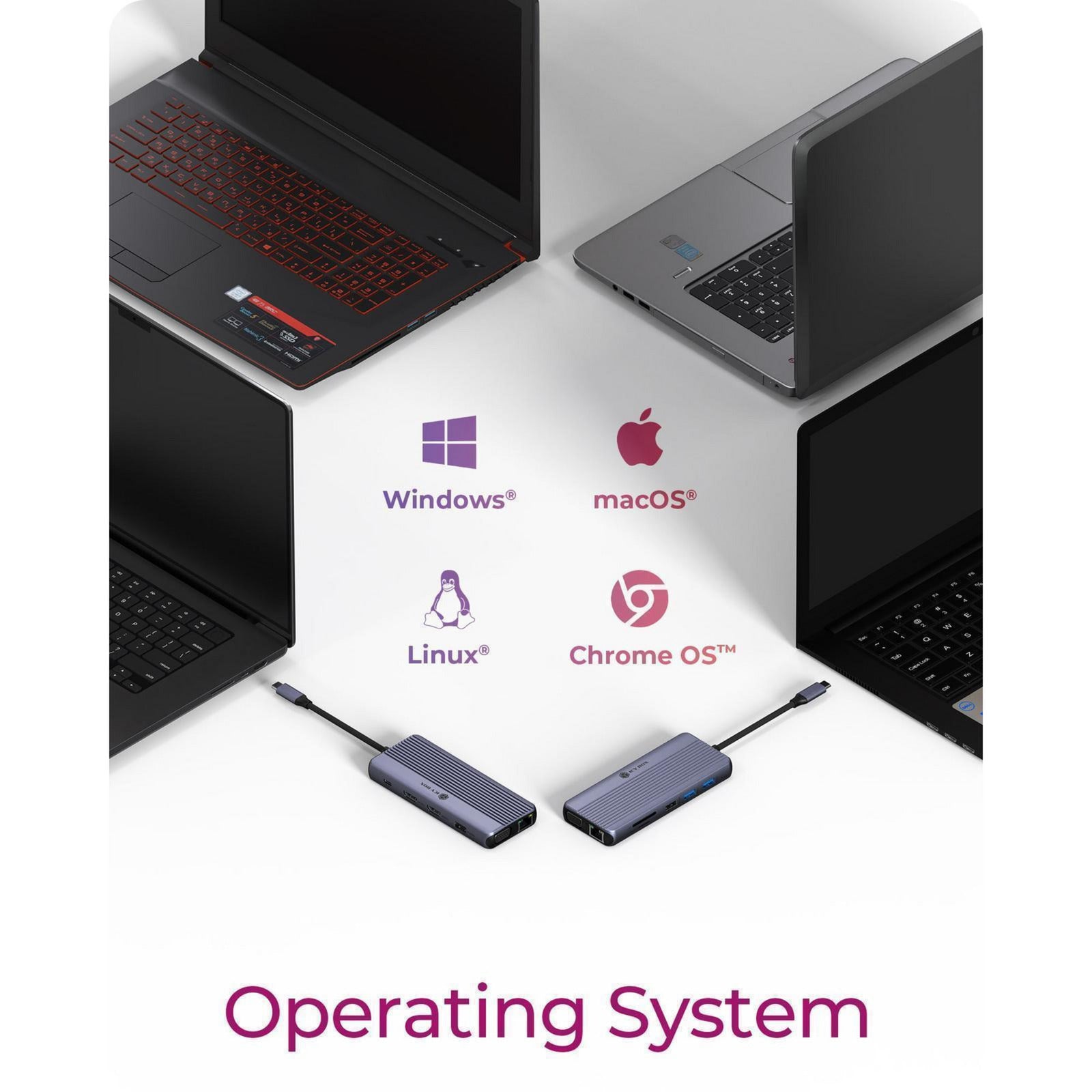 Icy box ib-dk4062-cpd Docking station 12 in 1 (alluminio)