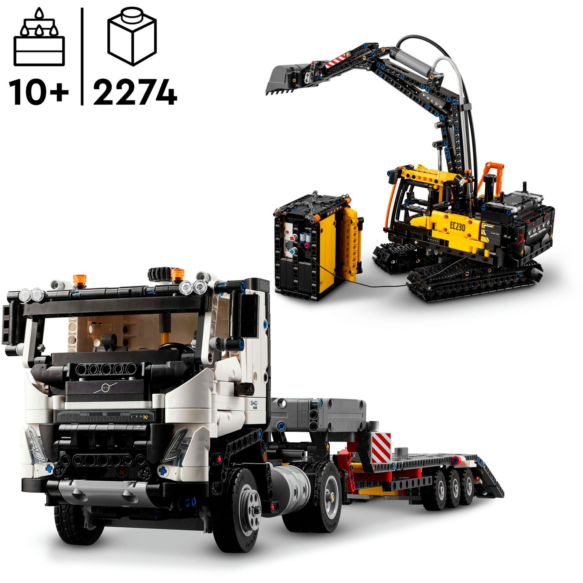 LEGO LEGO TECNIC 42175 Volvo FMX Truck EC230 Electric Excavator