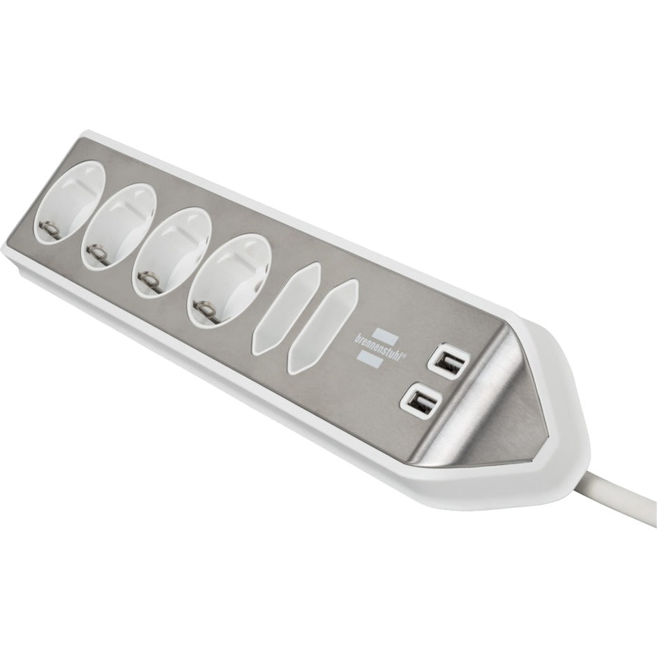 Brennenstuhl Estilo Corner Stop Contact 4 Time con USB Cargo FUNC